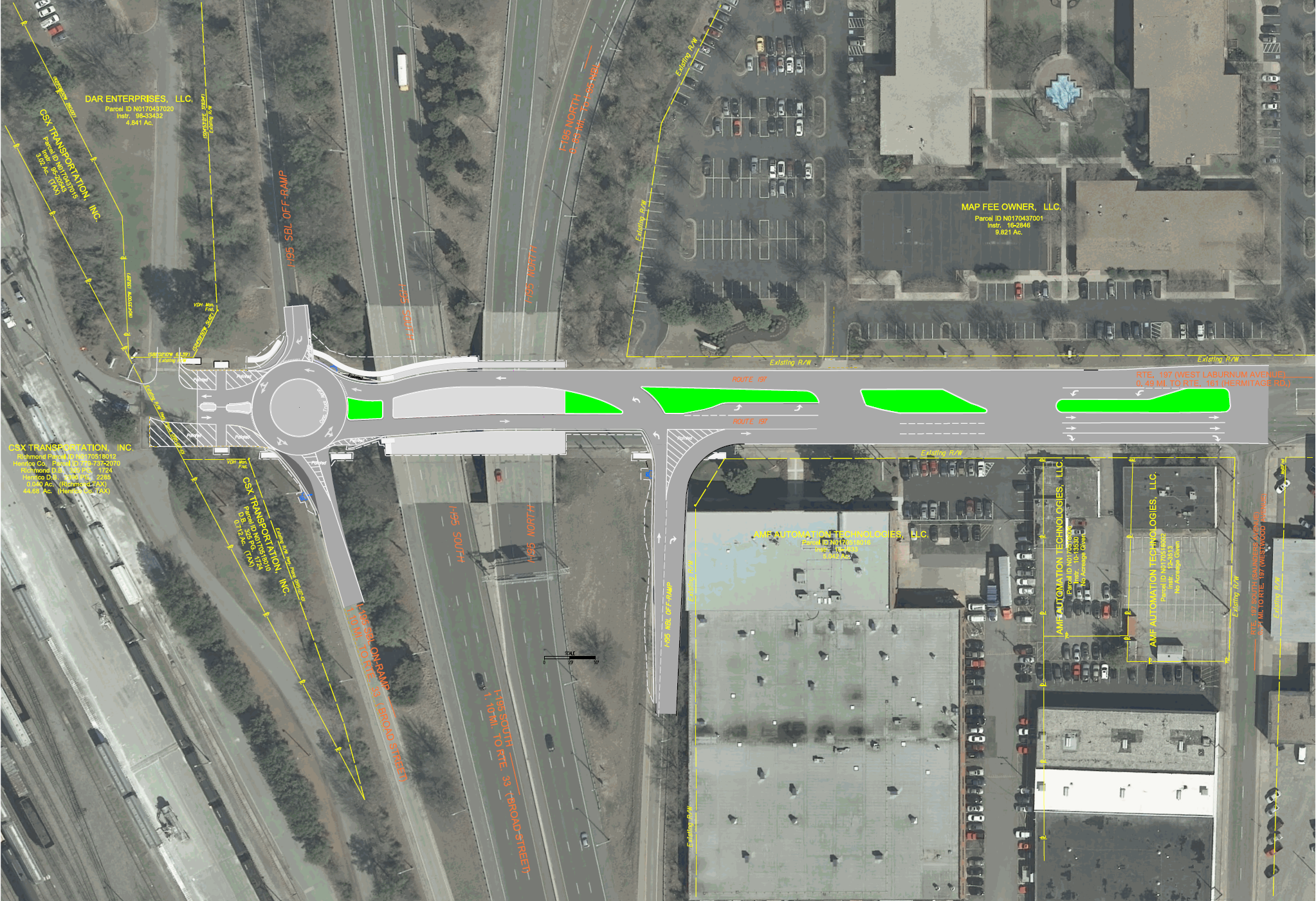 Intersection Improvements at I-195 and Laburnum Avenue in Richmond