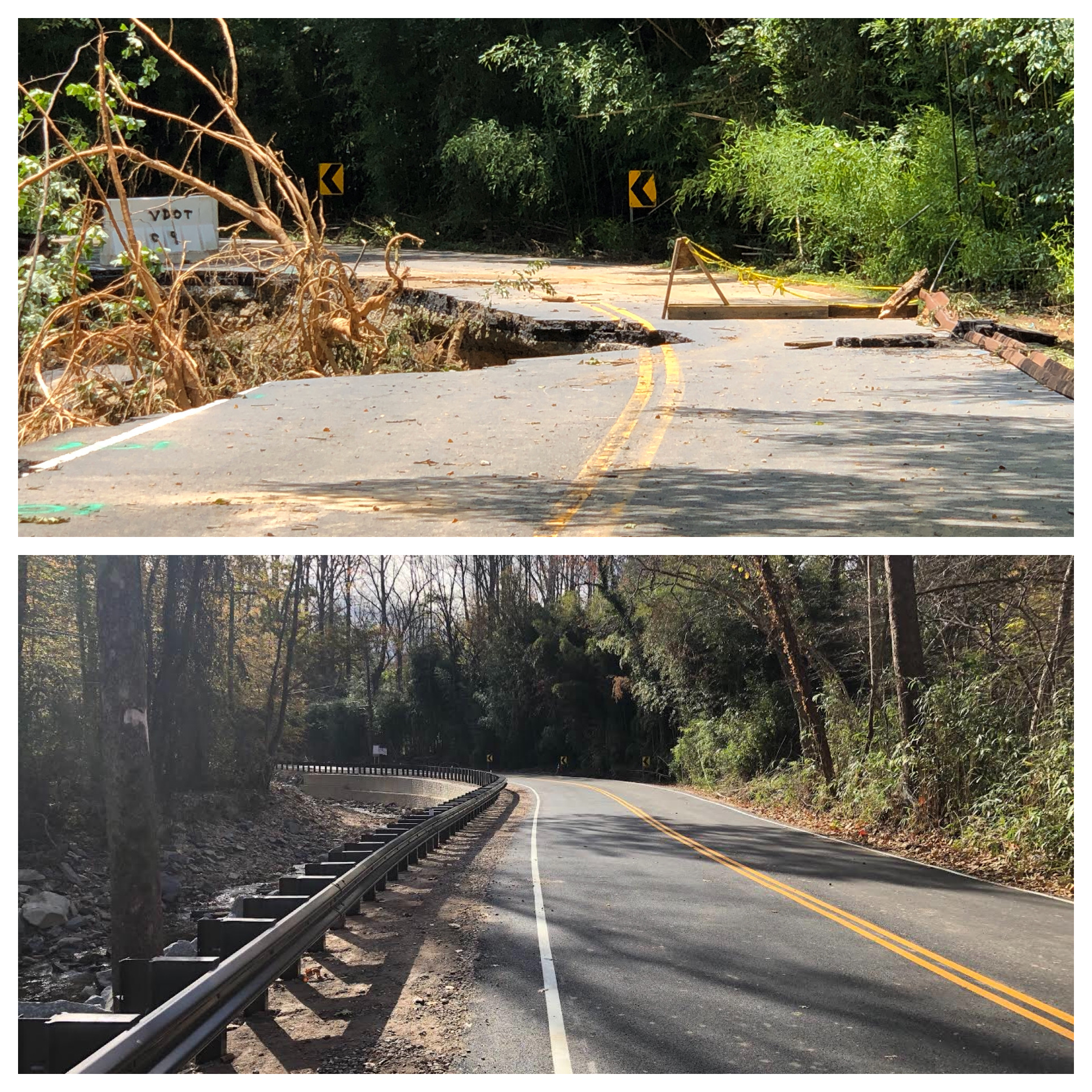 Kirby Road, before and after