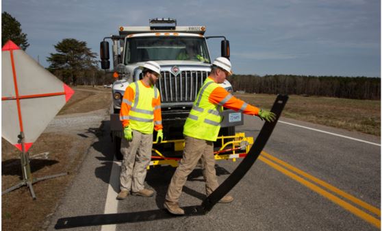 Temporary rumble strip